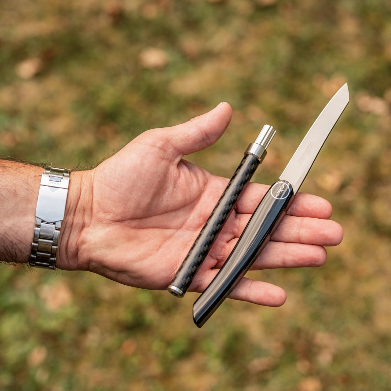 Mobiler Messerschleifer XADR Slim und ein hochwertiges Messer